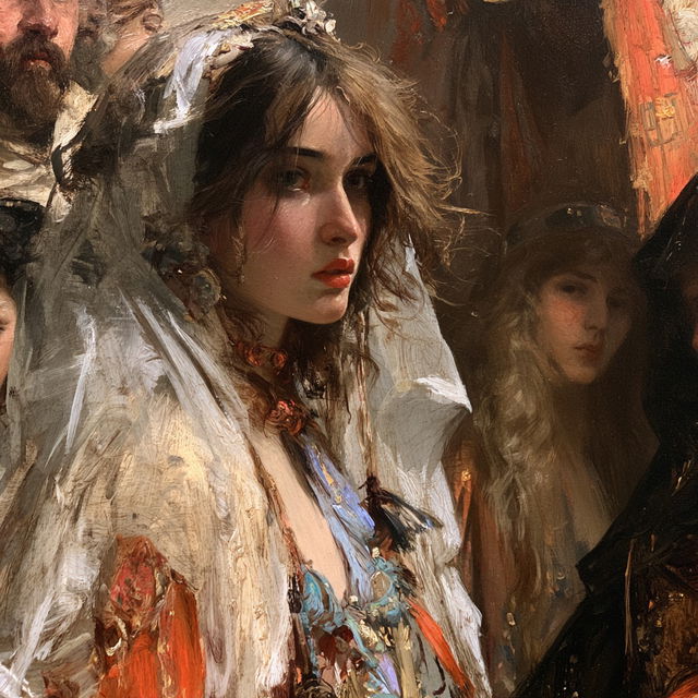 Georges Clairin style, Midjourney V8.2, render 1 of 4