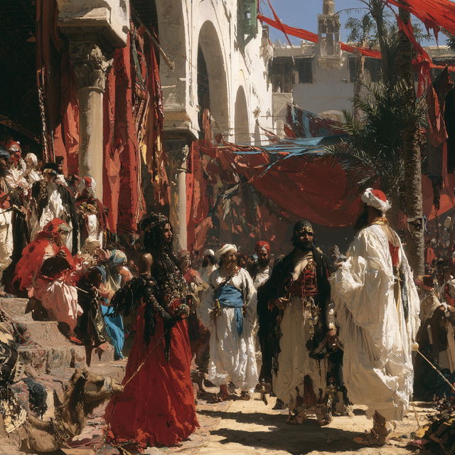 Georges Clairin style, Midjourney V8.2, render 4 of 4