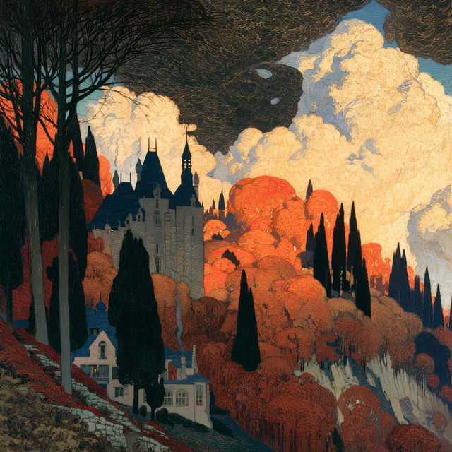 Georges Lacombe style, Midjourney V8.2, render 4 of 4