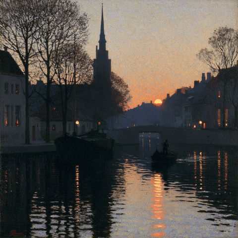 Georges Lemmen style (Painters), Midjourney V8.2