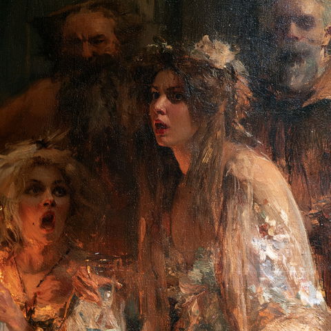 Georges Rochegrosse style (Painters), Midjourney V8.2