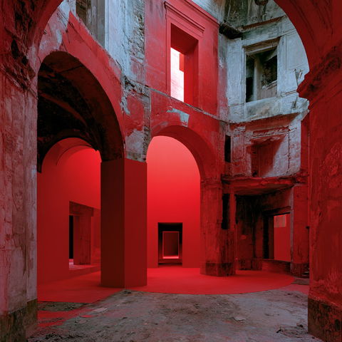 Georges Rousse style (Sculptors), Midjourney V8.2
