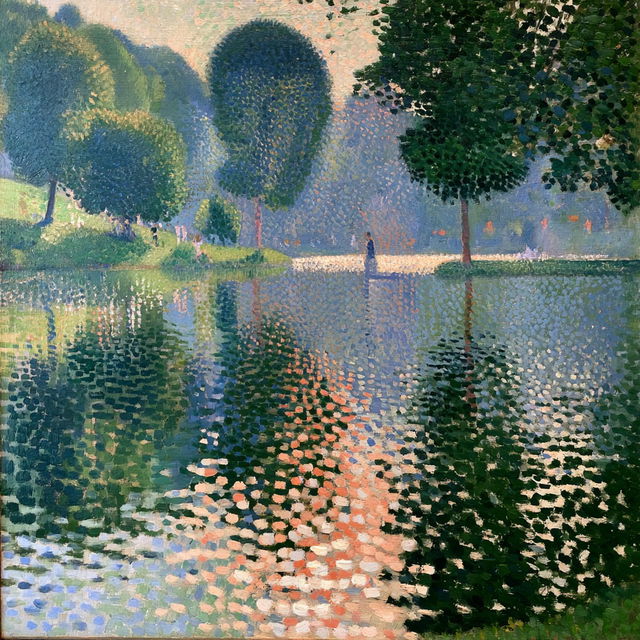 Georges Seurat style, Midjourney V8.2, render 1 of 4