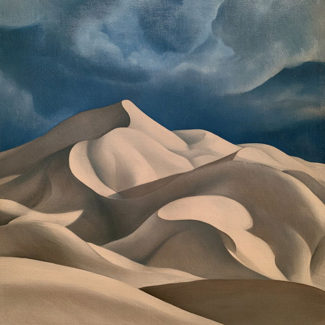 Georgia O'Keeffe style, Midjourney V8.2, render 2 of 4