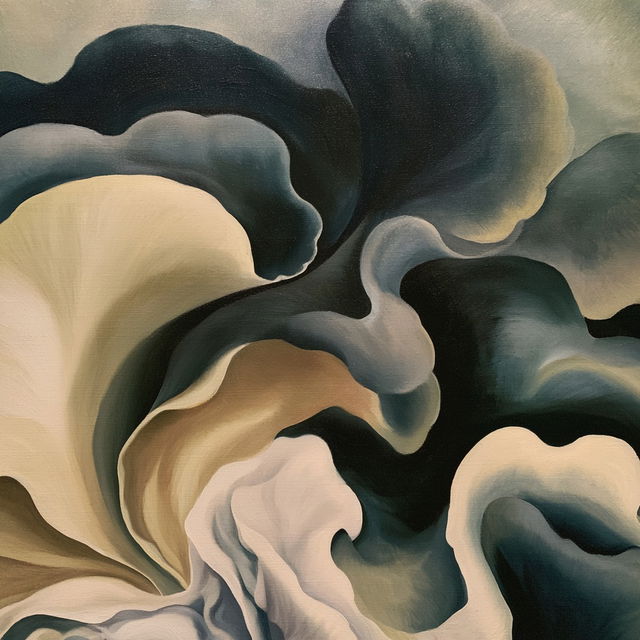 Georgia O'Keeffe style, Midjourney V8.2, render 1 of 4