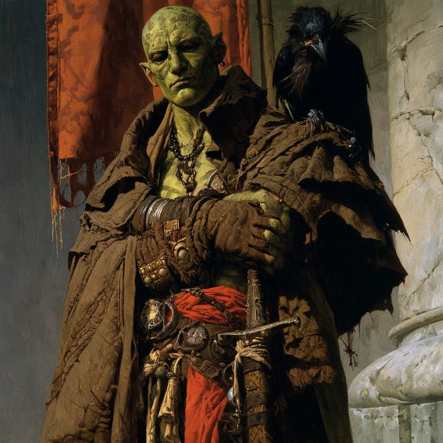 Gerald Brom style, Midjourney V8.2, render 4 of 4