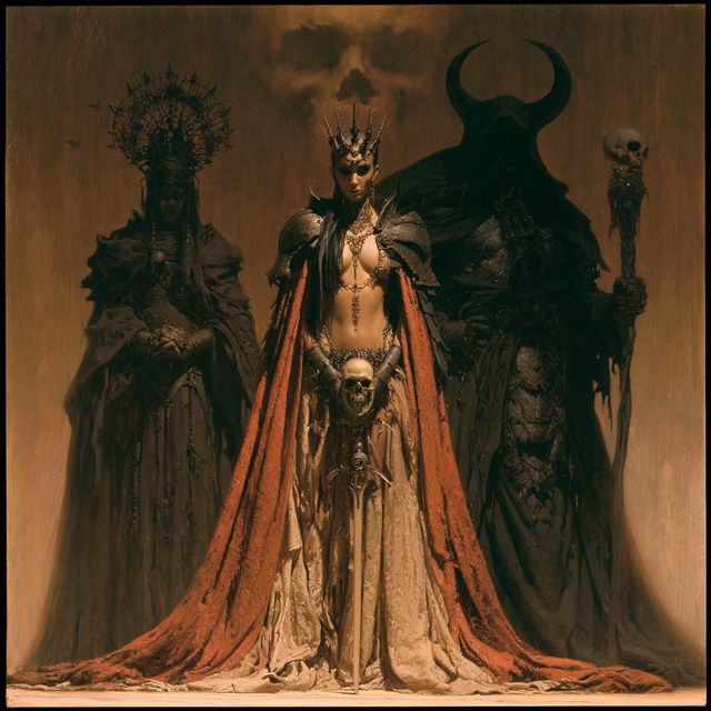 Gerald Brom style, Midjourney V8.2, render 3 of 4