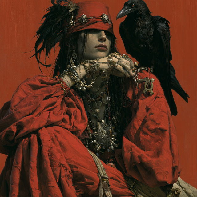 Gerald Brom style, Midjourney V8.2, render 2 of 4