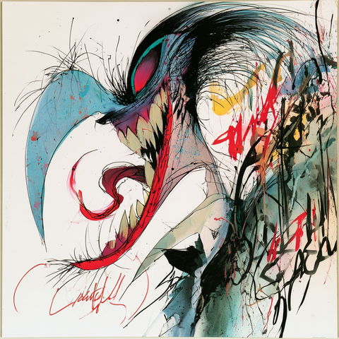 Gerald Scarfe style (Illustrators), Midjourney V8.2
