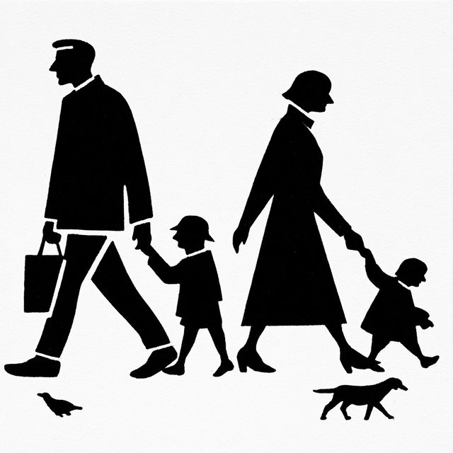 Gerd Arntz style, Midjourney V8.2, render 2 of 4