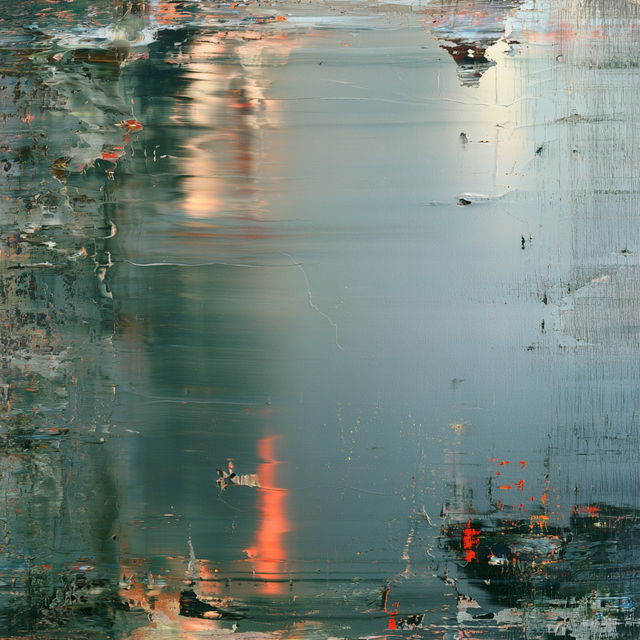 Gerhard Richter style, Midjourney V8.2, render 2 of 4