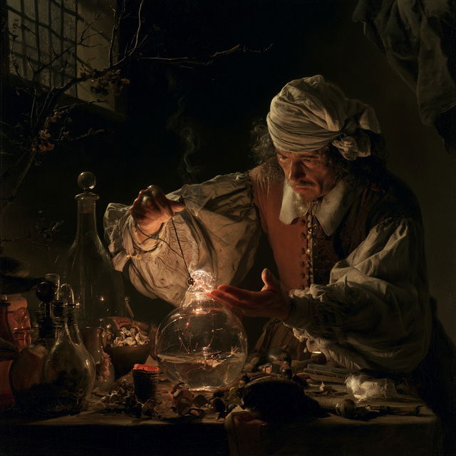 Gerrit Dou style, Midjourney V8.2, render 3 of 4