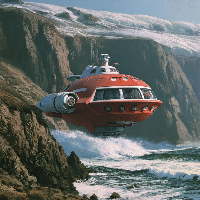 Gerry Anderson style, Midjourney V8.2, render 4 of 4