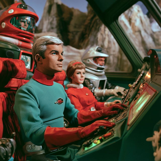 Gerry Anderson style, Midjourney V8.2, render 3 of 4