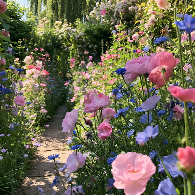 Gertrude Jekyll style, Midjourney V8.2, render 3 of 4