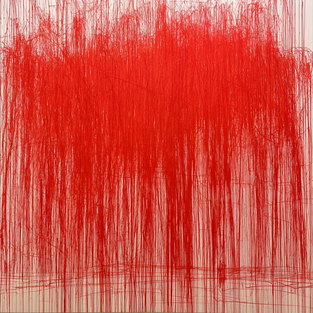 Ghada Amer style, Midjourney V8.2, render 4 of 4