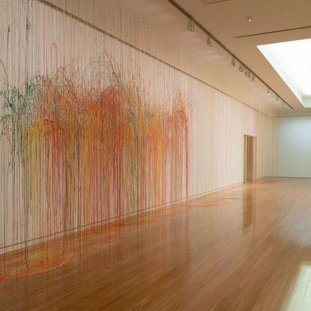 Ghada Amer style, Midjourney V8.2, render 1 of 4