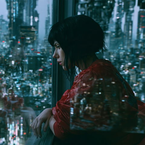 Ghost In The Shell style (Titles), Midjourney V8.2