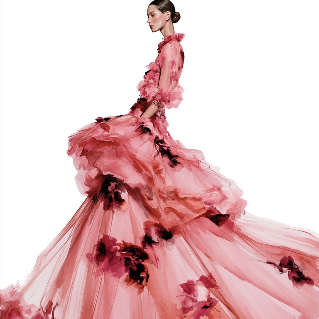 Giambattista Valli style, Midjourney V8.2, render 1 of 4