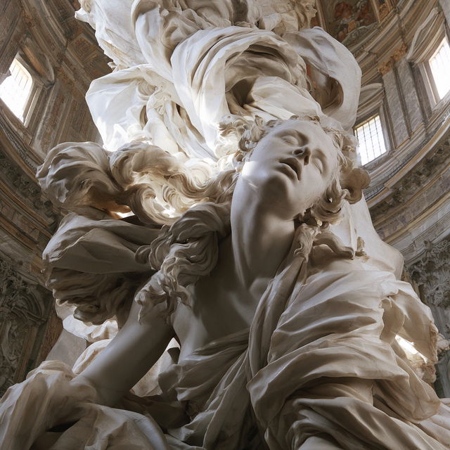 Gian Lorenzo Bernini style, Midjourney V8.2, render 1 of 4