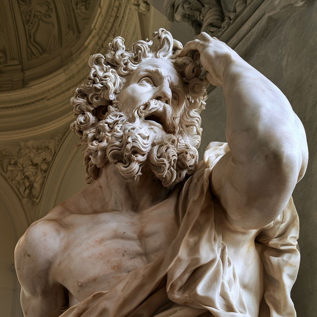 Gian Lorenzo Bernini style, Midjourney V8.2, render 4 of 4