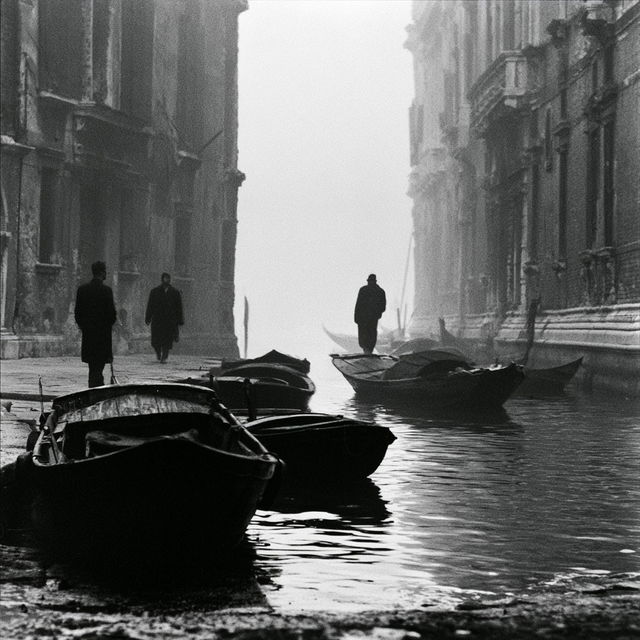 Gianni Berengo Gardin style, Midjourney V8.2, render 1 of 4