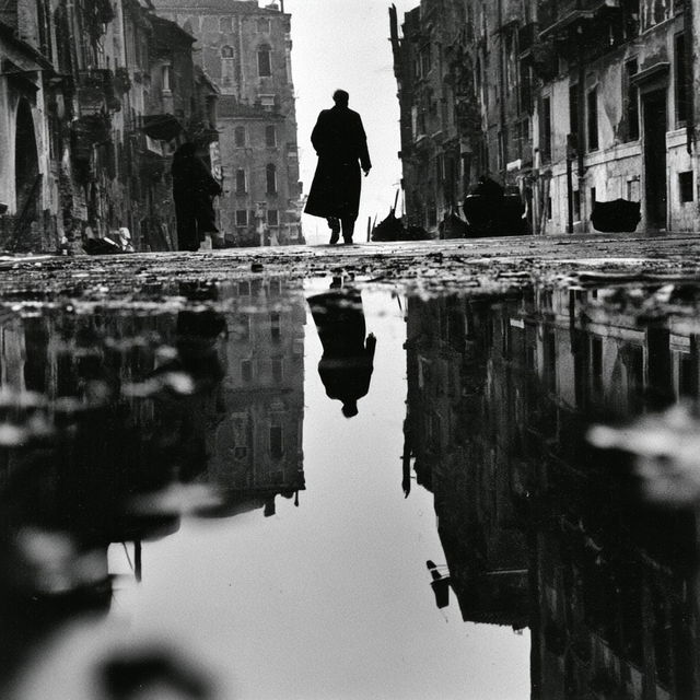 Gianni Berengo Gardin style, Midjourney V8.2, render 4 of 4