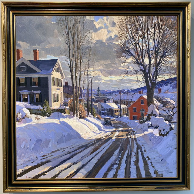 Gifford Beal style, Midjourney V8.2, render 1 of 4