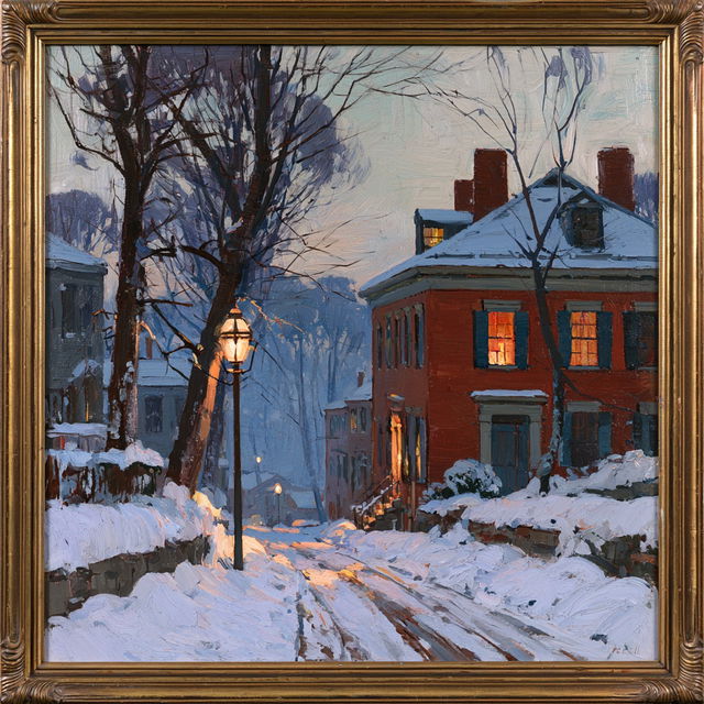 Gifford Beal style, Midjourney V8.2, render 3 of 4