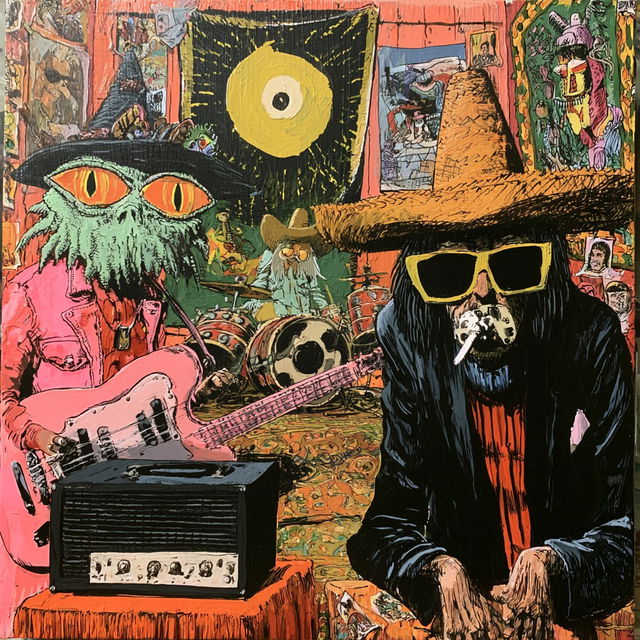 Gilbert Shelton style, Midjourney V8.2, render 4 of 4
