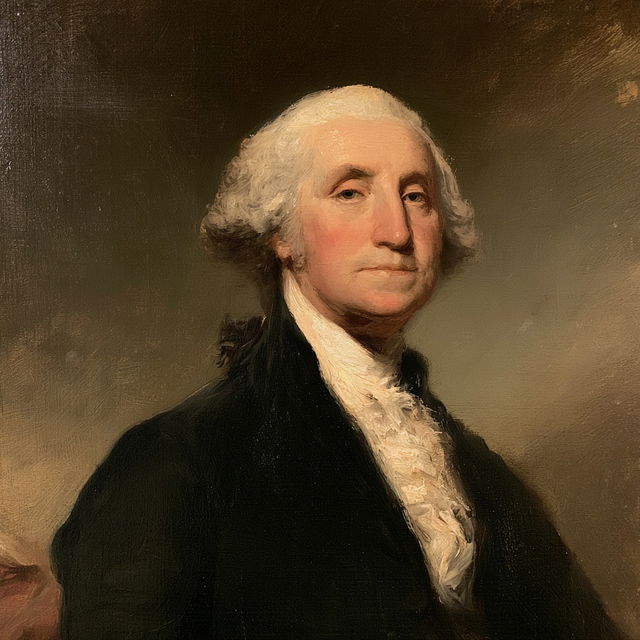 Gilbert Stuart style, Midjourney V8.2, render 2 of 4