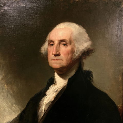 Gilbert Stuart style (Painters), Midjourney V8.2