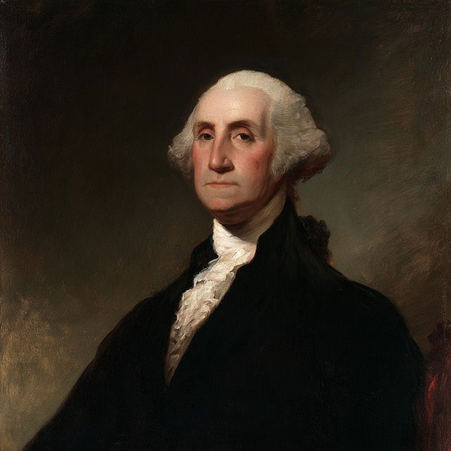 Gilbert Stuart style, Midjourney V8.2, render 3 of 4