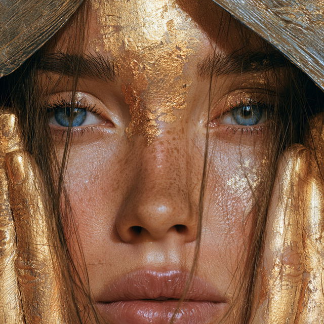 Gilded style, Midjourney V8.2, render 3 of 4