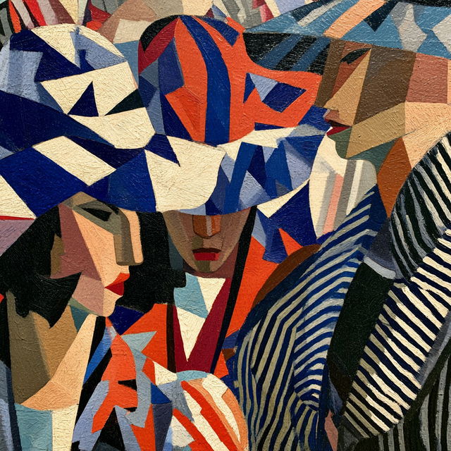 Gino Severini style, Midjourney V8.2, render 2 of 4