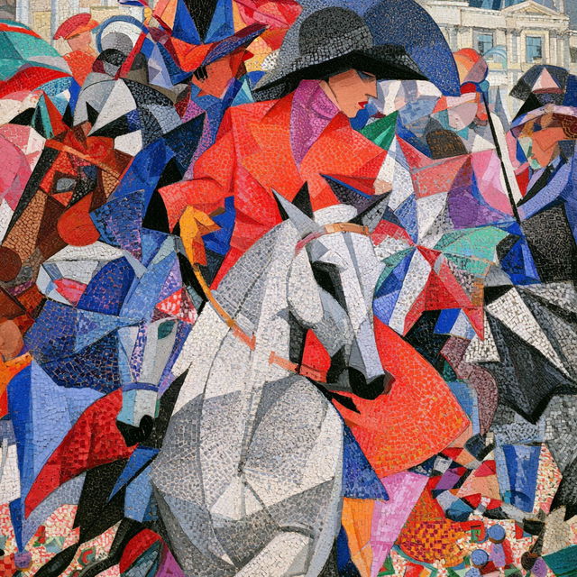 Gino Severini style, Midjourney V8.2, render 3 of 4