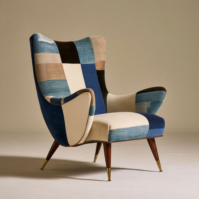Gio Ponti style, Midjourney V8.2, render 2 of 4