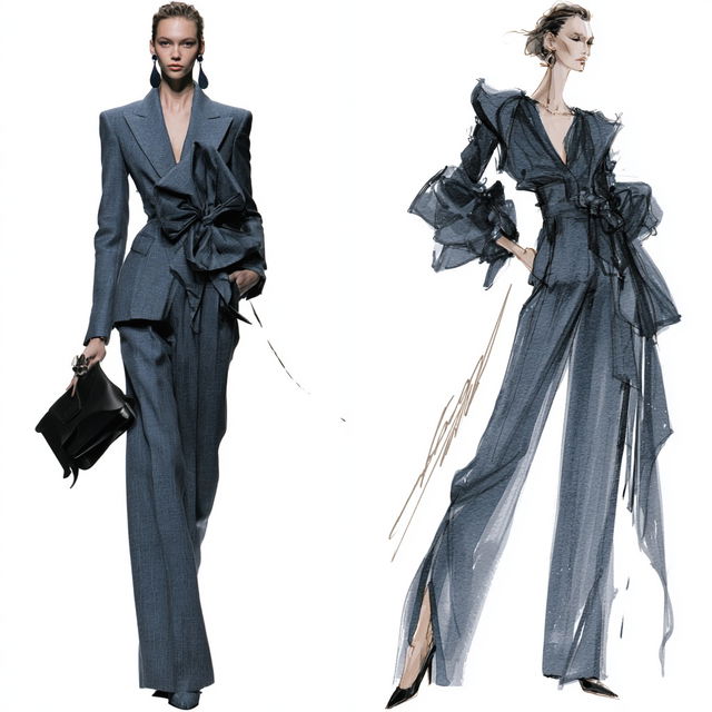 Giorgio Armani style, Midjourney V8.2, render 3 of 4