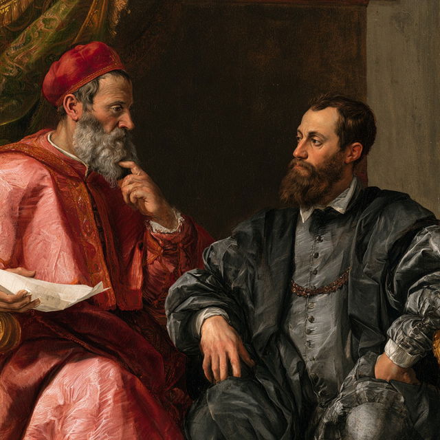 Giorgio Vasari style, Midjourney V8.2, render 4 of 4