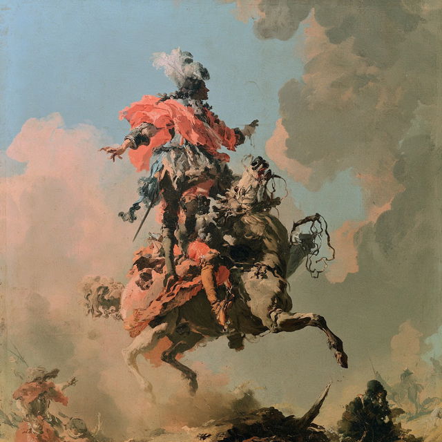 Giovanni Battista Tiepolo style, Midjourney V8.2, render 1 of 4