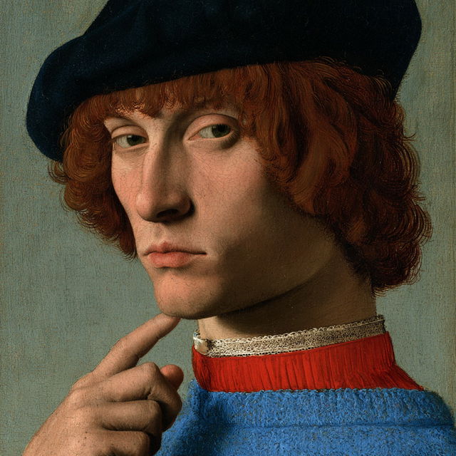 Giovanni Bellini style, Midjourney V8.2, render 2 of 4