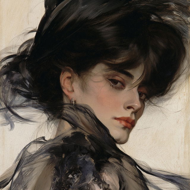 Giovanni Boldini style, Midjourney V8.2, render 2 of 4
