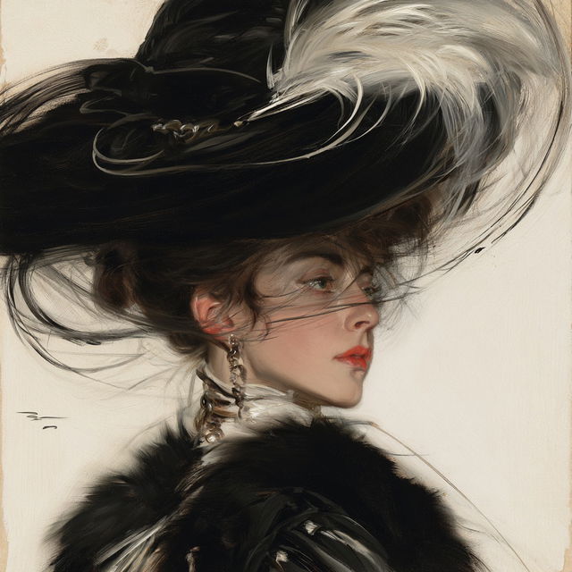 Giovanni Boldini style, Midjourney V8.2, render 1 of 4