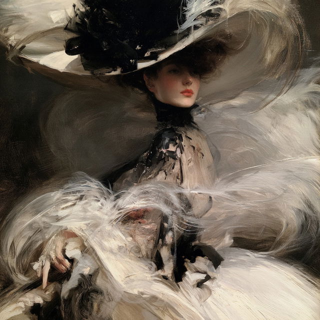 Giovanni Boldini style, Midjourney V8.2, render 3 of 4