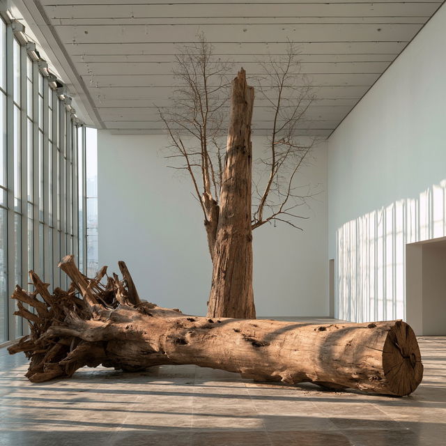 Giuseppe Penone style, Midjourney V8.2, render 1 of 4