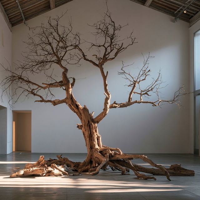 Giuseppe Penone style, Midjourney V8.2, render 4 of 4