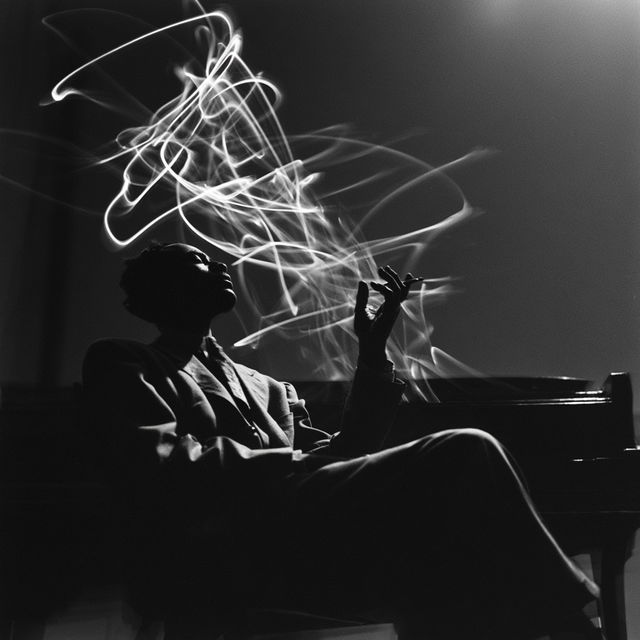 Gjon Mili style, Midjourney V8.2, render 1 of 4