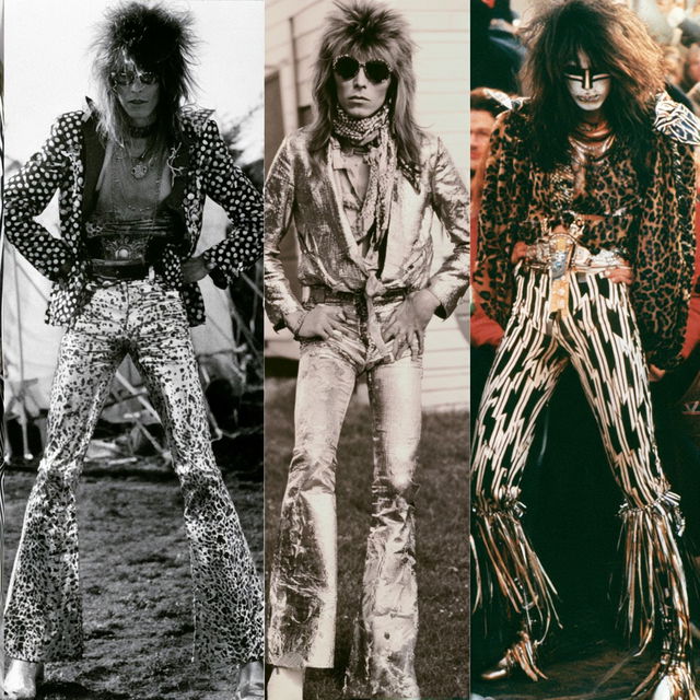 Glam Rock fashion style, Midjourney V8.2, render 2 of 4