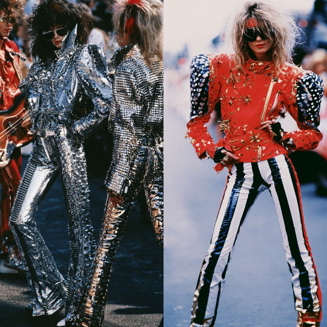 Glam Rock fashion style, Midjourney V8.2, render 4 of 4