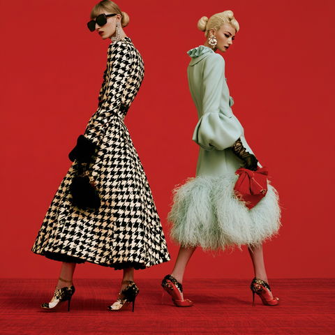 Glamour fashion style (Genres), Midjourney V8.2